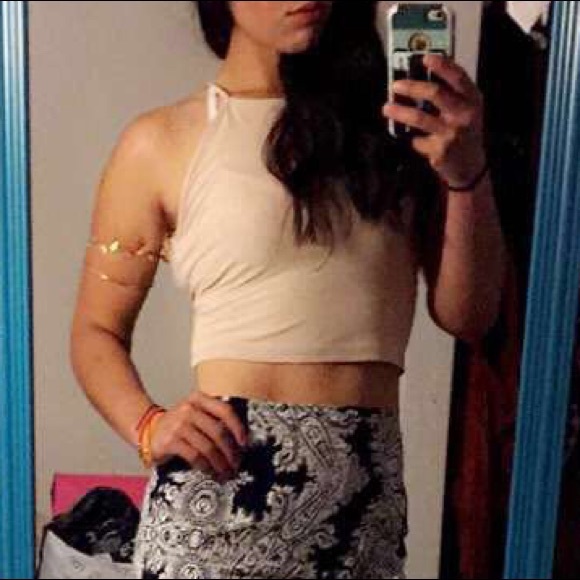 Faux suede crop top - Picture 2 of 2